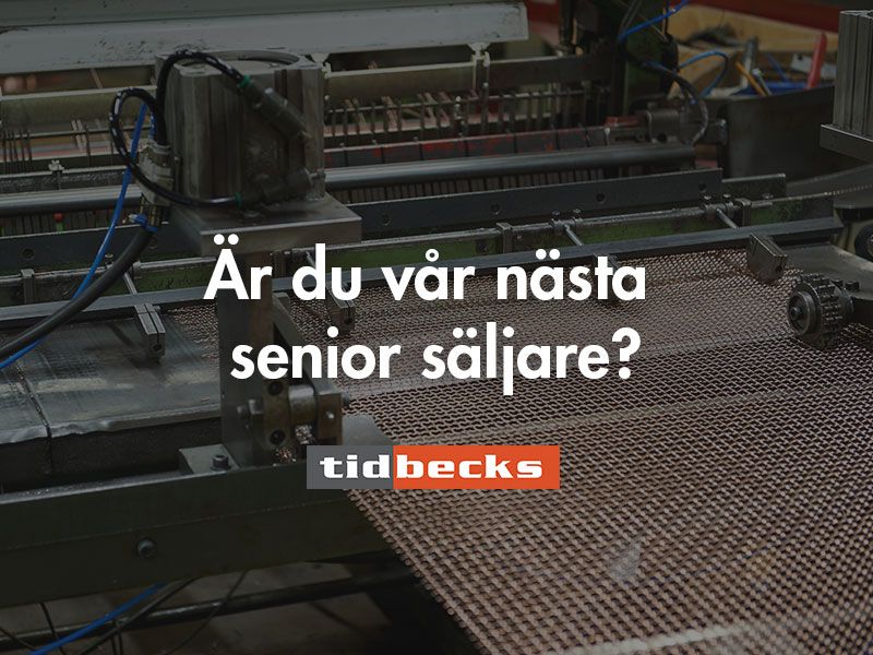 Text vill du bli vår nästa senior säljare?