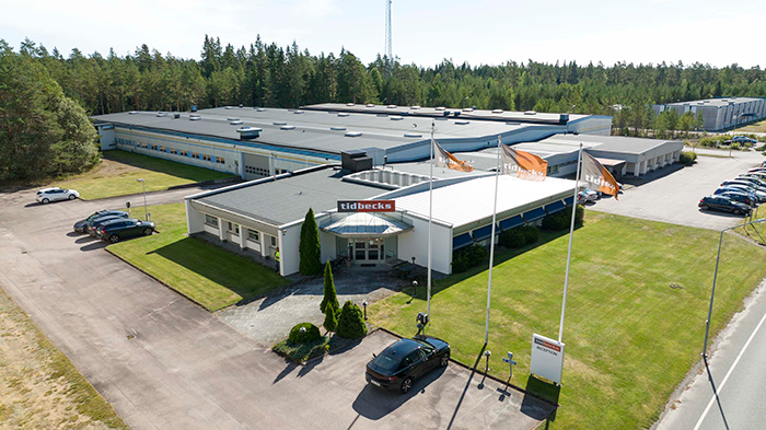 Fasadbild av Tidbecks